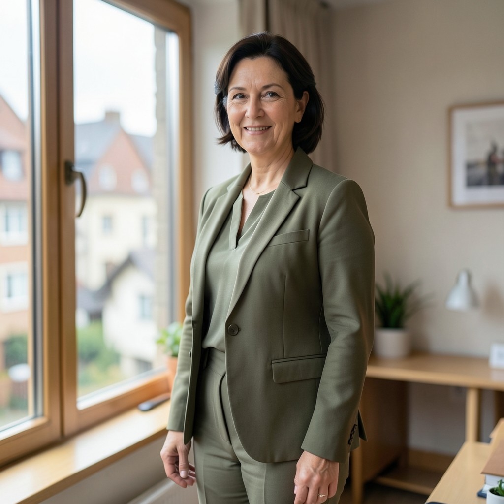 Beraterin von Thinkbirchpath im Gesprächsraum in Veilsdorf